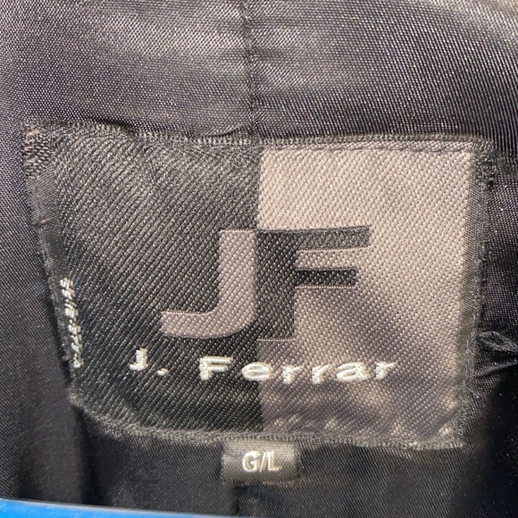 JF J.Ferrar Large Black Wool Coat - Picture 2 of 16